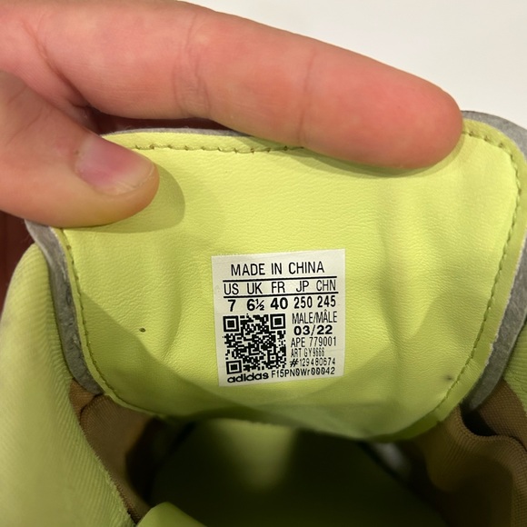 Men’s 7 Adidas Tan Mules - Picture 5 of 5